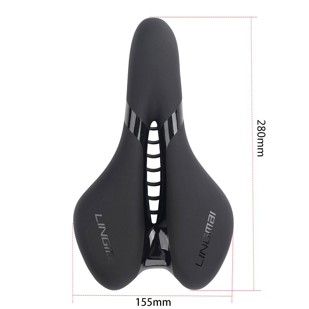 LINGMAI Bicycle Seat for Men and Women Waterproof Bike Saddle Soft Shock Absorbing MTB Mountain Road Bike Cushion Seat