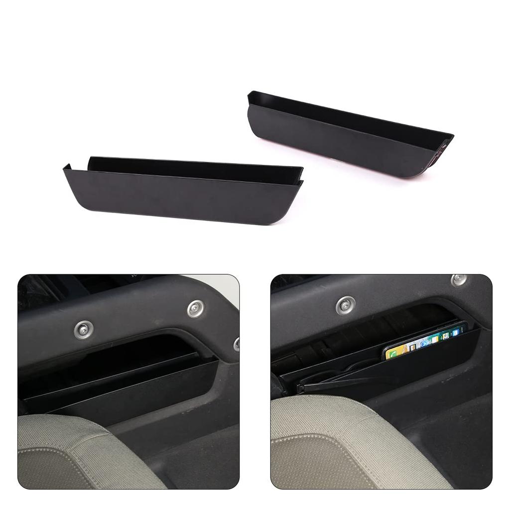 Console Storage Box for Land Rover Defender Car Center Console Exterior Console Storage Box for Small Interior Easy ABS Set of 2 (2020-2024), Tray,