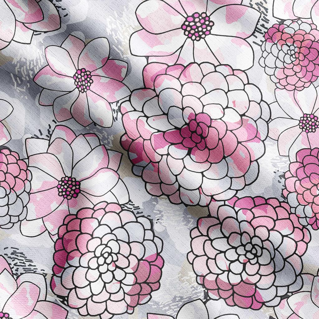 Soimoi Bird & Flowers Print,  Cotton Cambric, Quilting Fabric Sold by The Yard 42 Inch Wide, Medium Weight Cotton Fabric, Sewing  Supplies