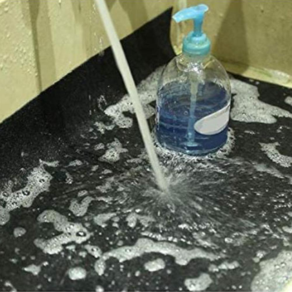 Absorbent Absorbent Shelf Mats Black Kitchen Cabinet Liner Under The Sink Mat  for Drips