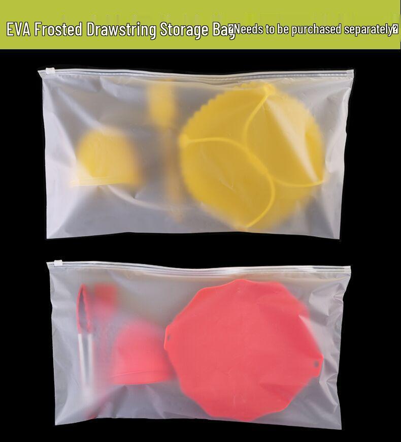 Set di Accessori Rotondi in Silicone Resistente al Calore per Friggitrice ad Aria