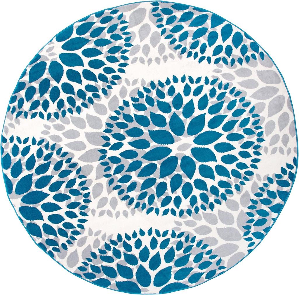 Watercolor Flower Round Carpet Bohemian Style Living Room Rug Living Room Cloak Room Chair Non Slip Mat Home Decoration