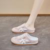 Slippers Women's Summer New Rubber Women's Shoes Mesh Surface Breathable Simple Bag Head Cool Half Drag