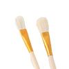 Round Hog Hair 10pcs Wool Bristle Artist Paint Brushes Watercolor Painting Acrylic Oil Painting
