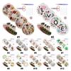 4 Pack Flowers DIY Embroidery Starter Kit with Embroidery Hoop Needlework Craft 30x30cm for Adult Beginners Gift for Women