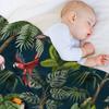 Jungle Pattern with Toucan, Flamingo and Parrot Throw Blanket Luxury Throw Kid'S Polar Stuffeds Blankets