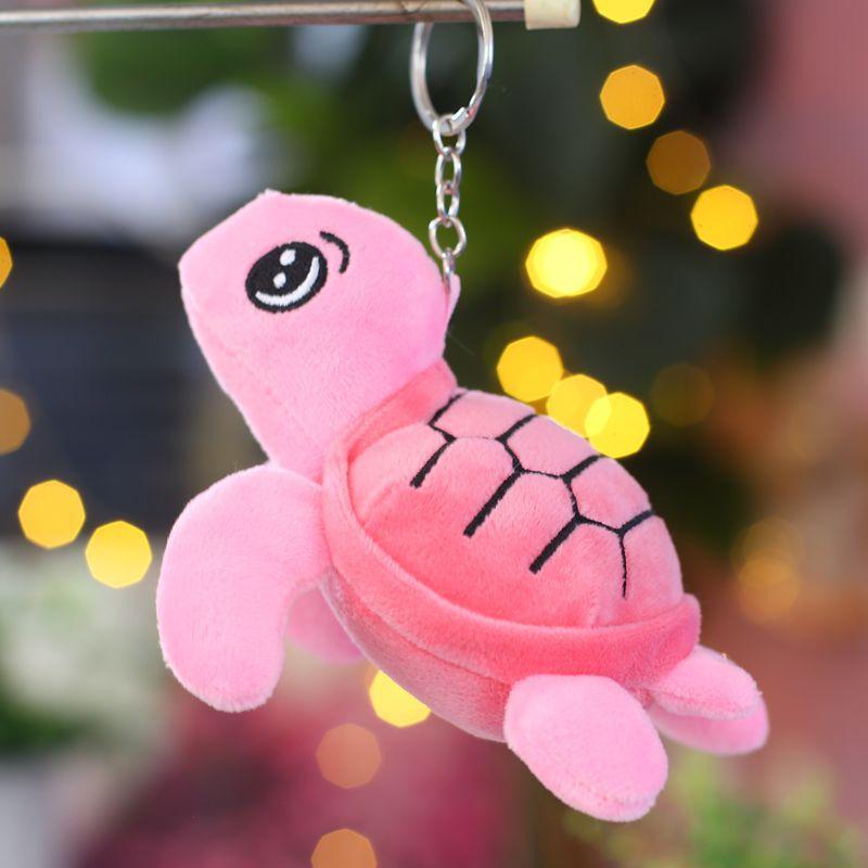 Creative Turtle Honey Plush Doll Hanging Ornament Keychain Turtle Plush Pendant Claw Machine Doll Gift Plush