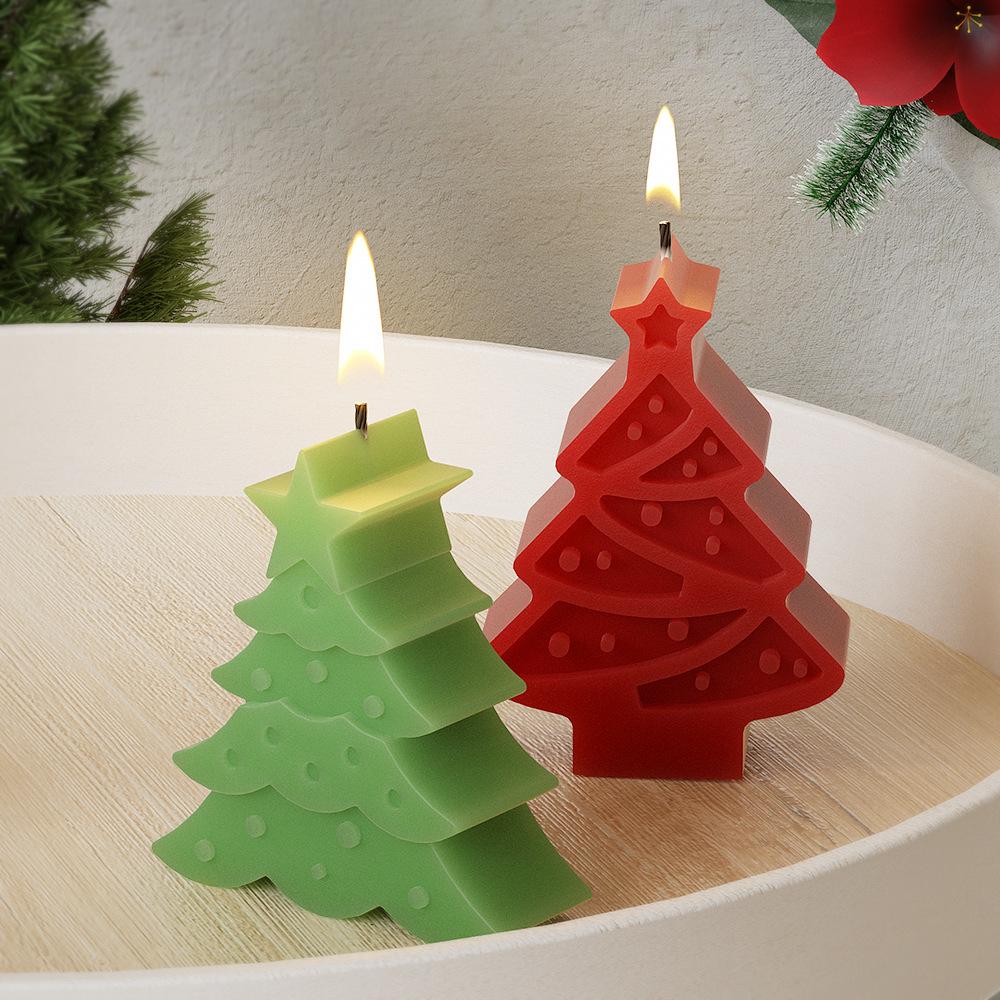 Epoxy Resin Christmas Ornaments: Snowflake, Snowman, Reindeer Mold Set for Plaster and Wax Candles