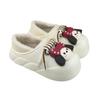 2025 Winter Women's Cartoon Wrap-Heel Non-Slip Cotton Slippers: Cute, Warm, Waterproof