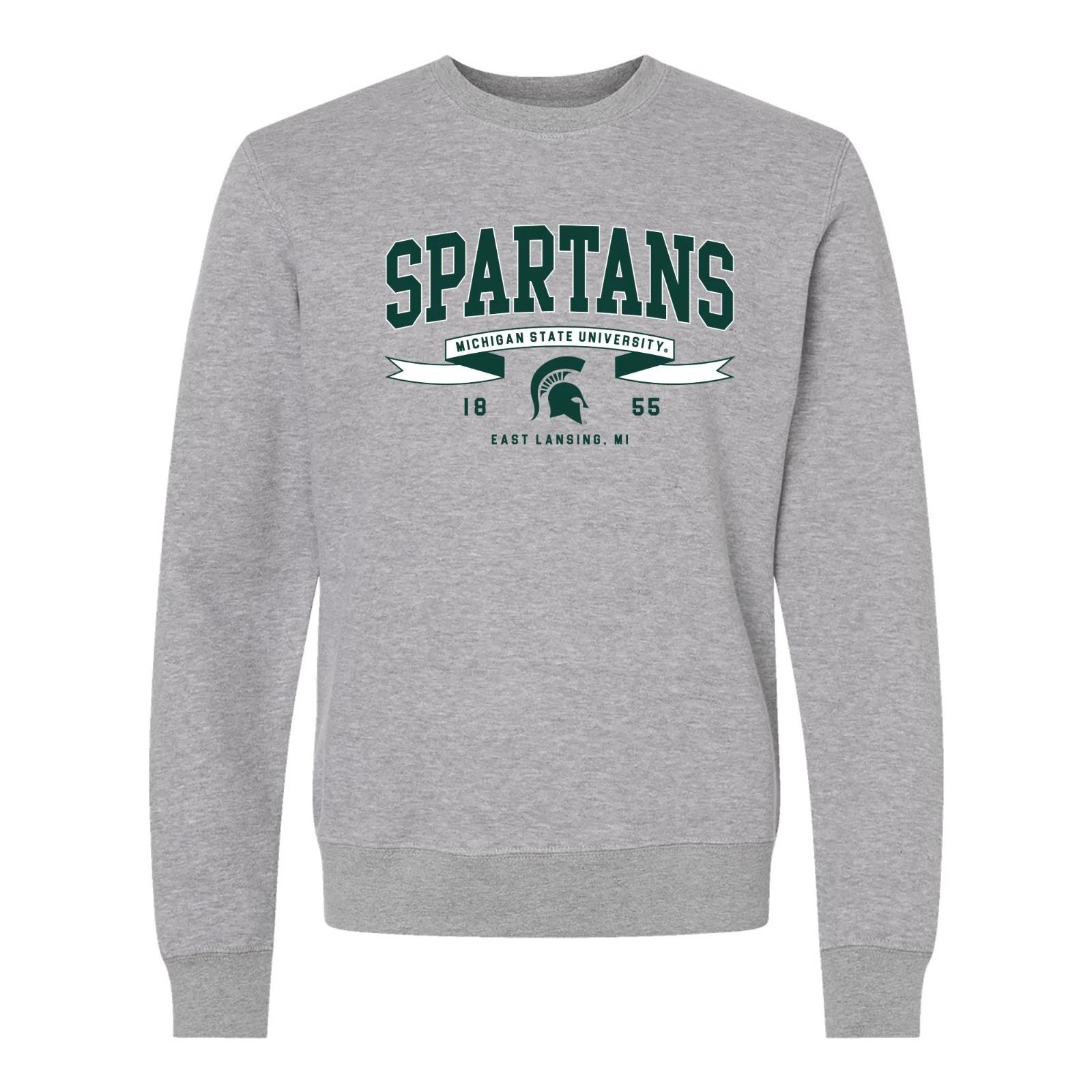 MSU Ribbon Flight JA BTB Crewneck - Oxford S