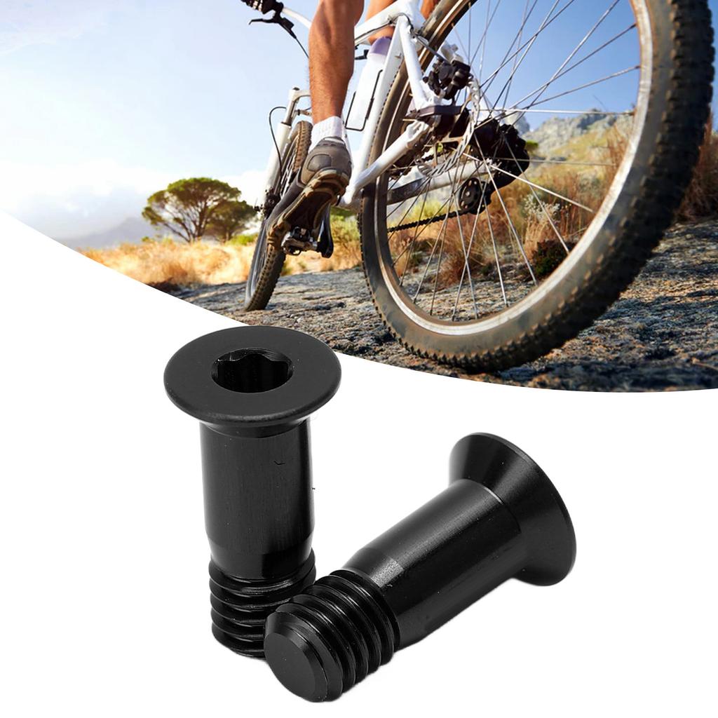 2 Pcs Screw Aluminum Alloy Rear Derailleur Sprocket Fixing Screw Modification Accessories