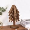 1/3/4/5 ks Ořechové dřevěné podložky se stojanem Žáruvzdorné podložky na hrnce Pánve Design tvaru vánočního stromku Podložky podložky do kuchyně Dekorace stolu Dárek