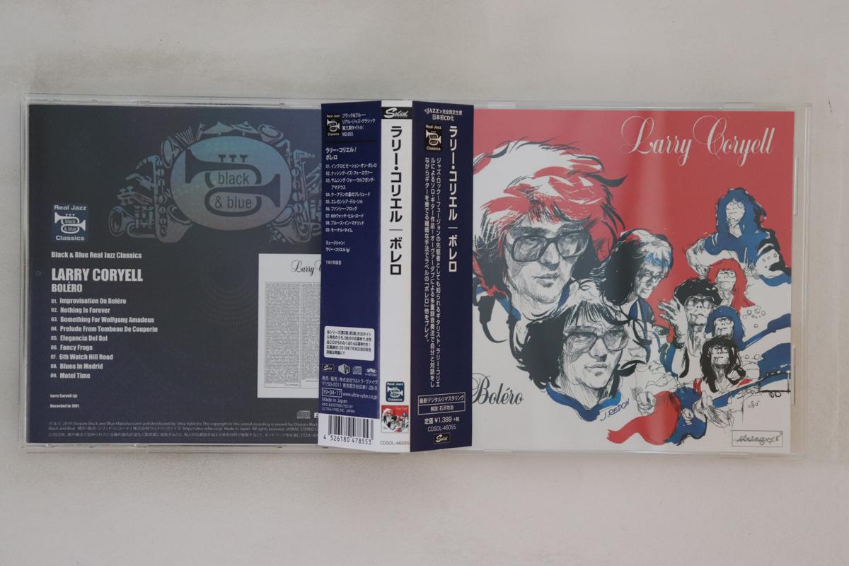 

CD LARRY CORYELL - Bolero CDSOL46055 ULTRAVIBE 2019 Japan Obi Jazz Used