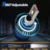 Roadsun 2pcs New Design LED 9006/HB3 High&Low Beam Car Bulbs 6500K Cool White 28000LM Built-in Drive Headlight With Cooling Fan
