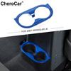 Blue Rear Water Cup Holder Panel Cover Decor Trim For 2007-2010 Jeep Wrangler JK