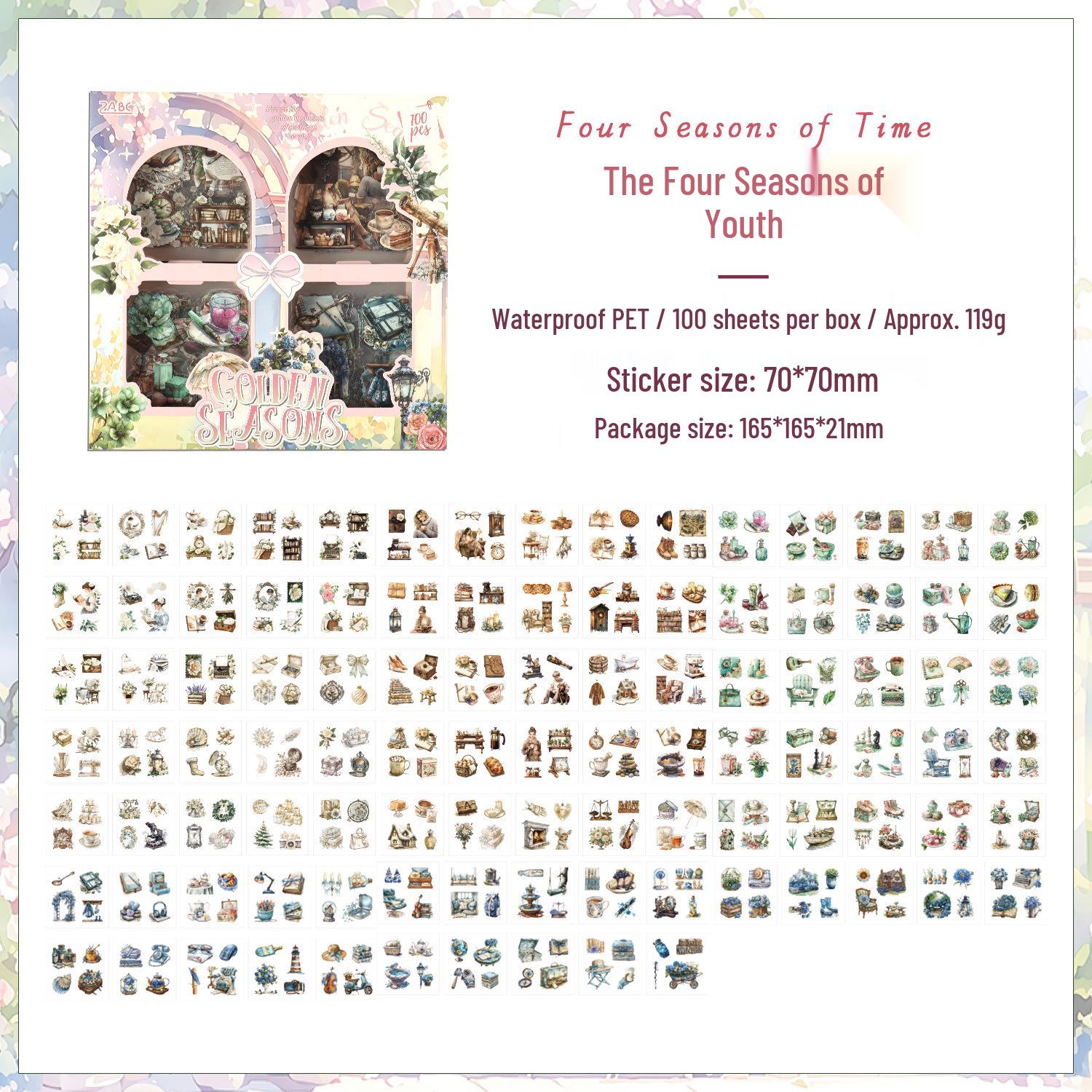 Yue Zhen Ji PET Cut-out Children s Journal Stickers