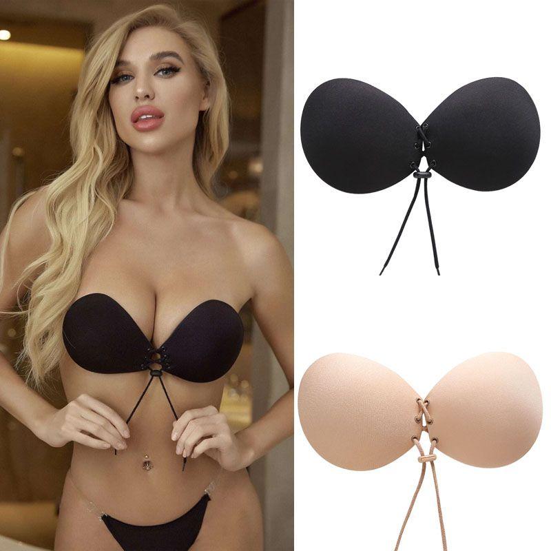 Reggiseno Invisibile di Lusso per Donna con Caratteristiche Super Push Up e Design Senza Spalline
