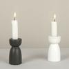 Top Quality Silicone Candle Holder Mold Crystal Mirror Epoxy Resin DIY Mould for Cement Gypsum Arched Candlestick Home Decor