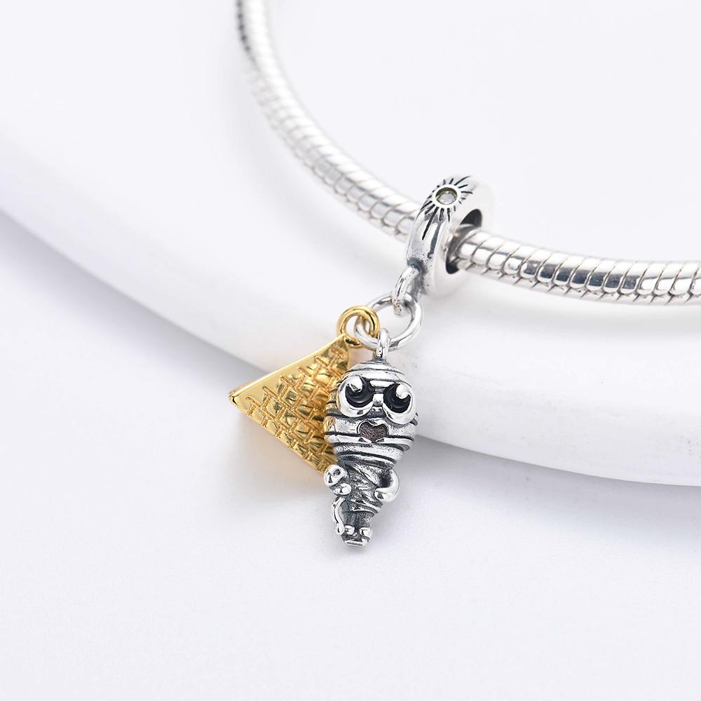 925 Silber Reise-Reisepass-Charm-Perlen mit Eiffelturm Big Ben Anhänger DIY Modearmband für Damen Schmuck