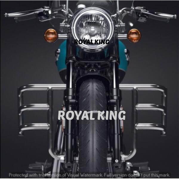 Royal Enfield "SILVER AIRFLY ENGINE GUARD" for METEOR 350