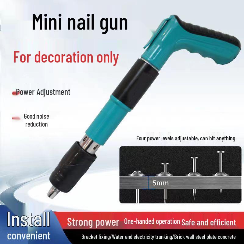 **Mini Nail Gun Silencer & Nailer Fixer for Ceiling Decoration**