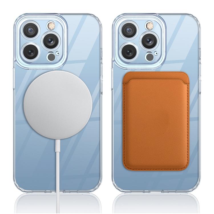 For iPhone 14 Simple Transparent Magsafe Phone Case