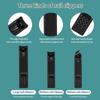 7/10/18 Pcs Classic Black Manicure Set Hand Feet Facial Stainless Steel Accessories All Black Nail Clippers