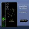 12 Constellations Zodiac Signs Luxury Black Phone Case For Samsung Galaxy S23 S24 S25 Ultra S22 Plus S21