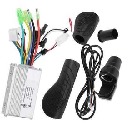 36V/48V 350W Brushless Controller with LCD and 124DX Half Twist Throttle Set for Electric Scooter