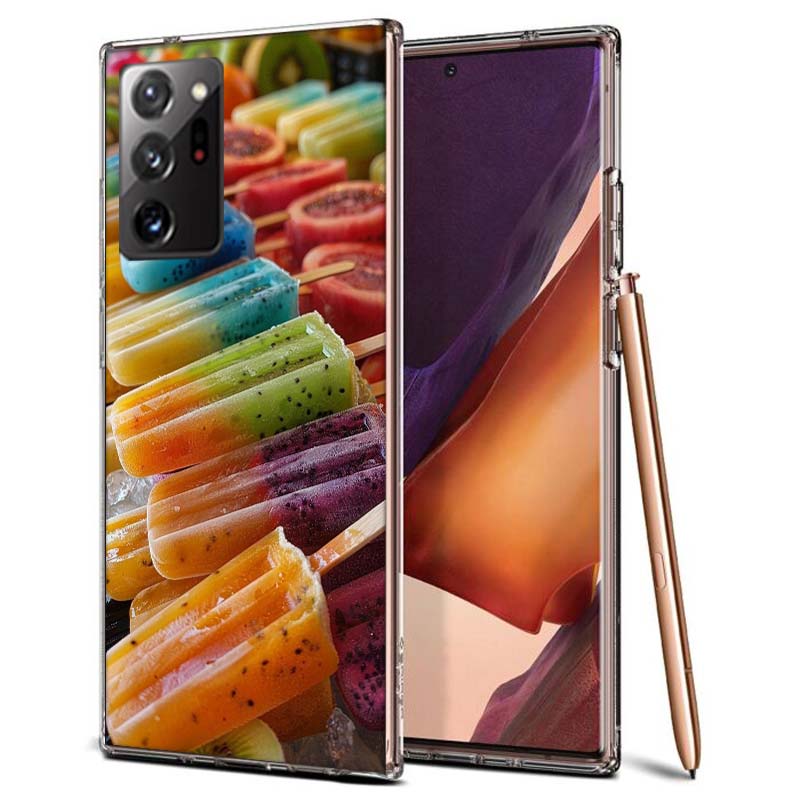 

Colorful Ice Cream and Popsicles Phone Case for Samsung A55 A35 A25 A15 A07 A05S A16 A17 A26 A36 A37 A56 A57 Galaxy Note 20 10 A Samsung A71 4G