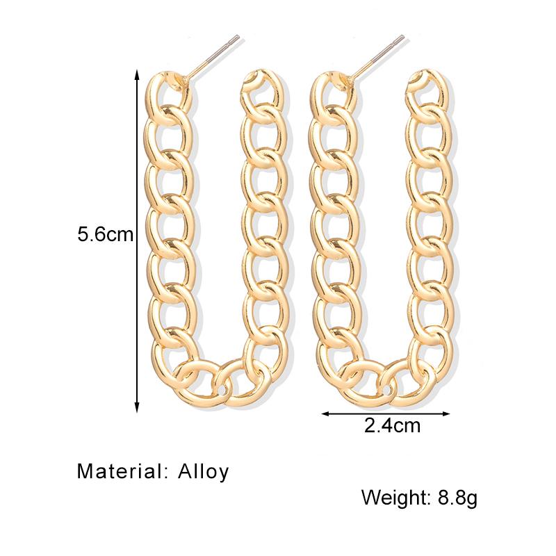 Pendientes Colgantes de Forma de Gota Simples Creativos Retro 2024 Pendientes Geométricos Exagerados de Personalidad Femenina para Niña