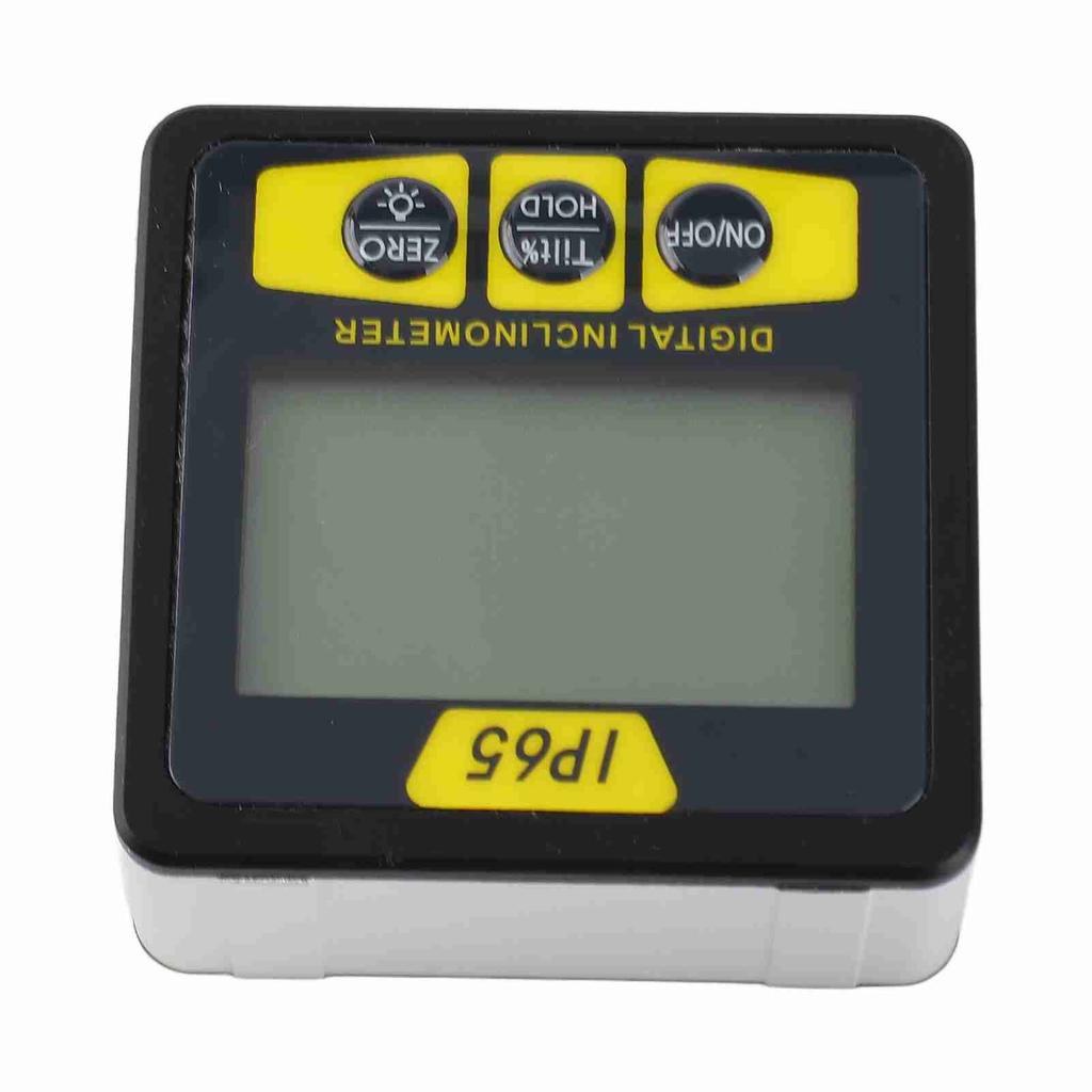 Magnetic Digital Level and Angle Finder Versatile Mini Inclinometer LCD Display with Backlight Bevel Gauge IP65 Water