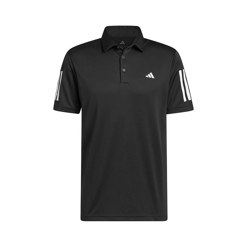 Adidas Golf Three Stripes Logo Casual Quick-Dry Breathable Short Sleeve Polo Shirt Men polo shirts Black ADIKC5547 S