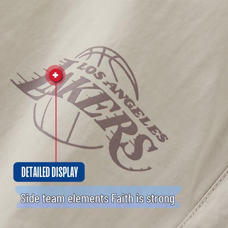 NBA Lakers Team Culture Straight-Leg Sports Pants