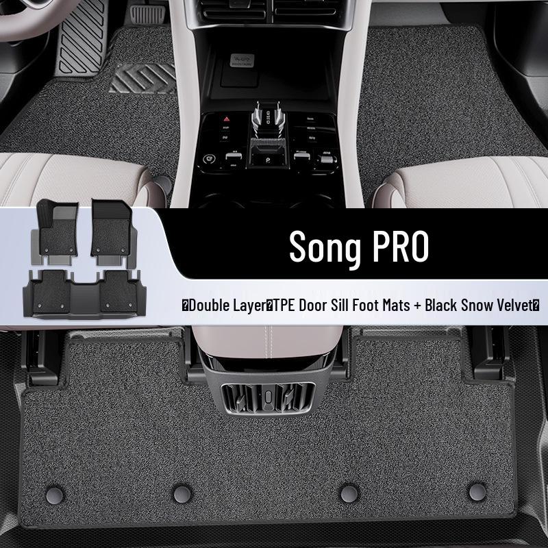 "2025 BYD Song PRO DMi Second Gen TPE Floor Mats - Full Coverage PRO Accessories”