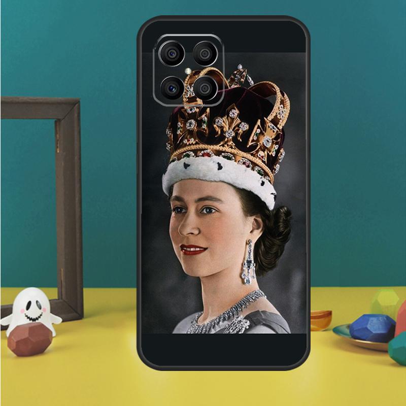 

England Queen Elizabeth II Case For Honor 200 Pro X9b X9a X8b X8a X8 X9 X9c 50 70 90 Lite Honor Magic 5 6 7 Pro Cover Honor 70 Lite
