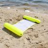 PVC Verano Inflable Plegable Fila Flotante Piscina Agua Hamaca Colchones de Aire Cama Playa Deportes Acuáticos Tumbona Silla
