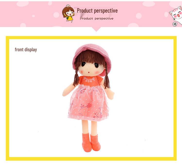 Princess Phile Plush Doll - Cute Bedtime Pillow and Birthday Gift for Little Girls