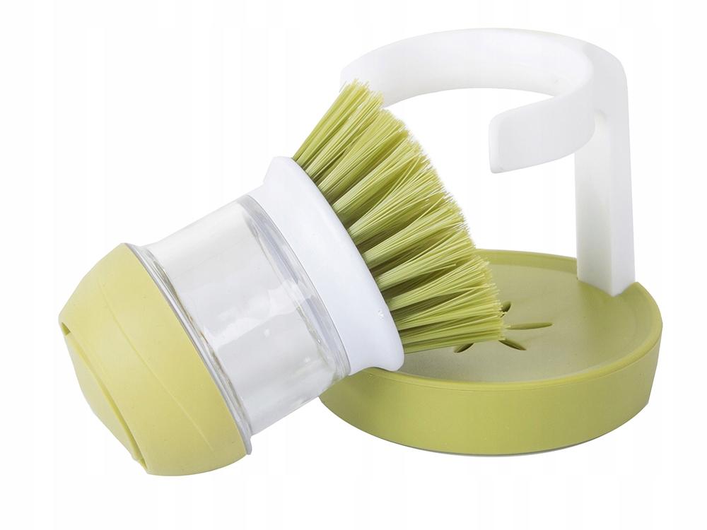 Pot Brush Green Handle (100) Gab_B