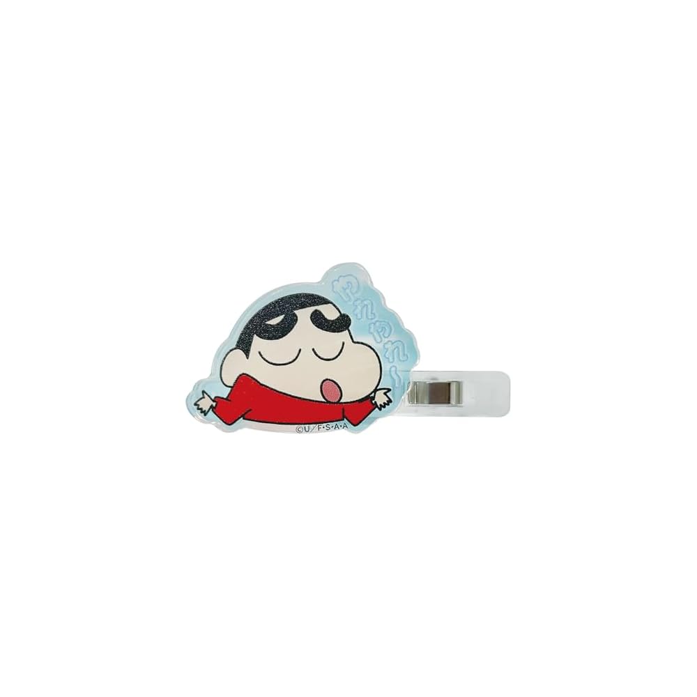 I-Planning Crayon Shin-chan Aurora Acrylic Hair Clip - Oh Dear! H40 X W40mm (Acrylic) 7 X 55mm (Hair Clip) K4100F
