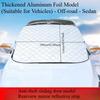 1PC Car Snow Shield Front Windshield Antifrost Antifreeze Car Clothing Windshield Car Cover Sun Shield Magnet Suction Snow Cover Front Shield