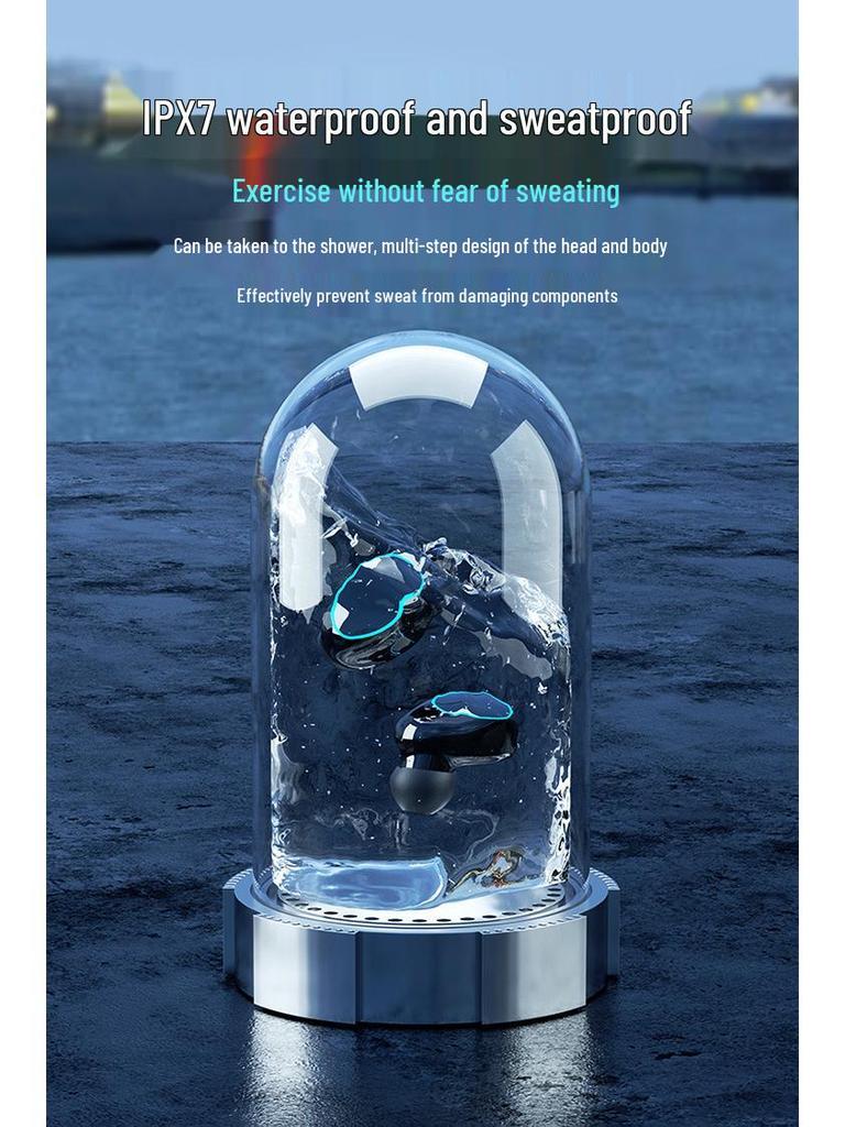 2025 Bluetooth Earphones: Stereo Sound, Deep Bass, Wireless In-Ear, High-Quality Audio, Long Battery Life