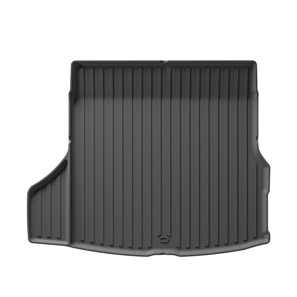 Smabee for Lynk & Co 03 2023 Car Floor Mats Cargo Liner Trunk Pad TPE 3D Foot Mat Waterproof Odorless Tray Accessories BLACK