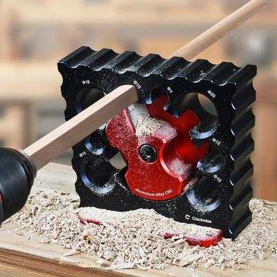 Dowel Maker Tool Woodworking 8-Hole Gadget Electric Drill Dowel Maker For Construction Furniture Manufacturing Cabinet-Making