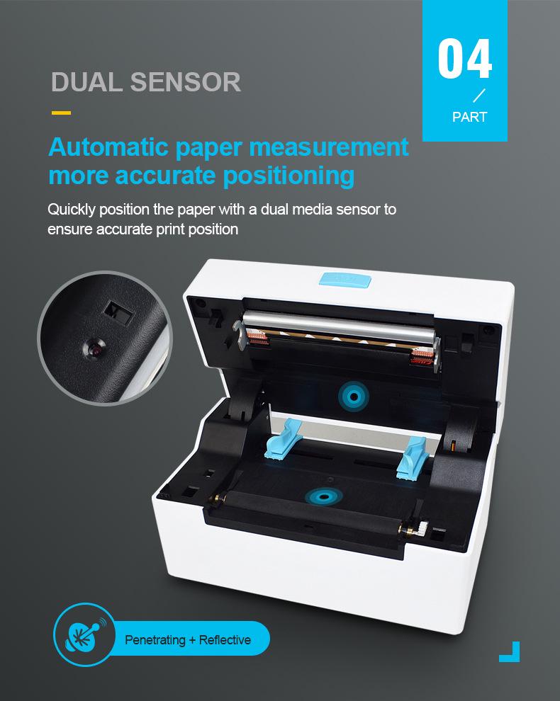 E-waybill Thermal Express Label: 100x150MM Self-Adhesive Printer