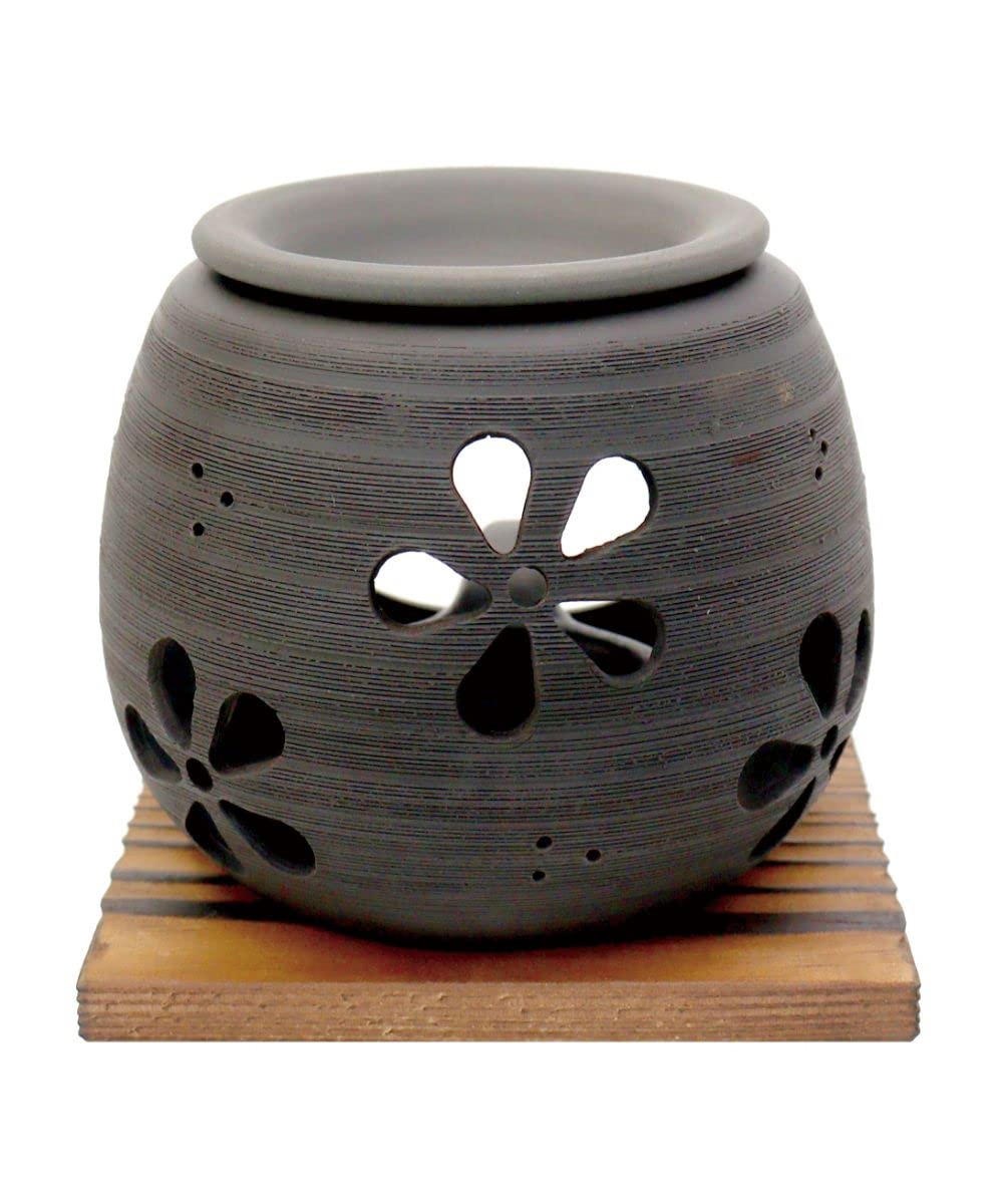 

Yamakiikai Stone Dragon Day Grass Tea Incense Burner F1607 чёрный