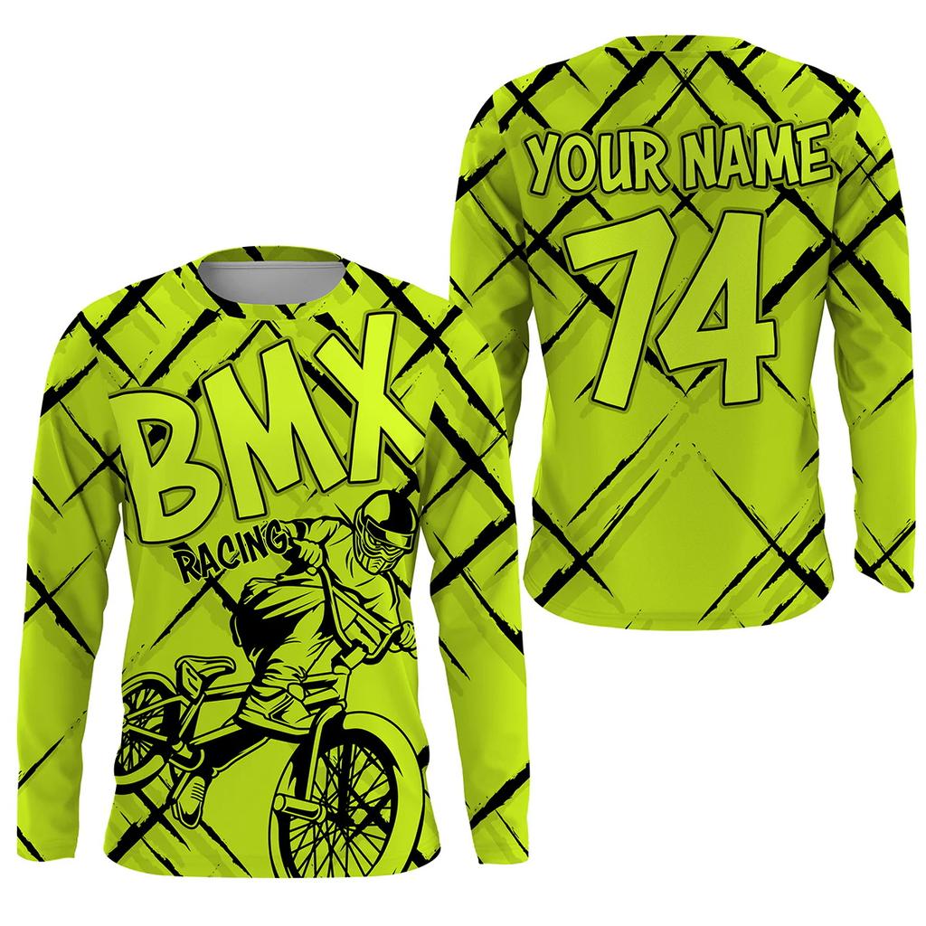 Free Custom Women Motorcycle Off-Road Oversized Racing Riding Suit Mountain Speed Control Motorcycle Men's Long Sleeved T-Shirt