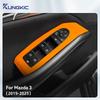 BKD1 Top Suede Trim LHD RHD Sticker For Mazda 3 BP M3 Axela 2019 2020 2021 2022 2023 2024 2025 Car Window Lift Panel Interior