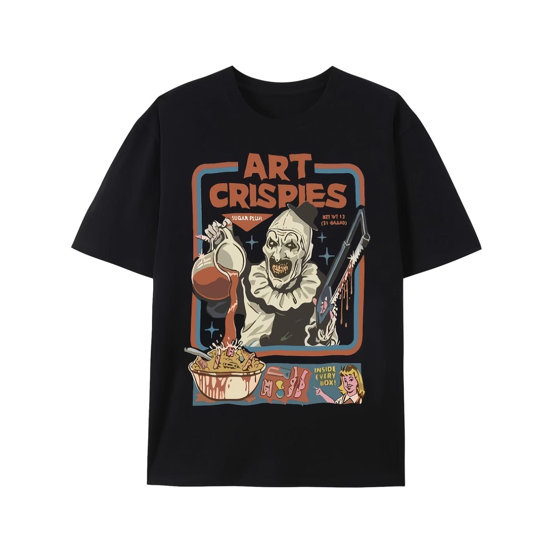 Horror Clown Men s T-Shirt with Print S чёрный