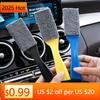 2025 Hot 2 In 1 Car Interior Cleaning Brush Remove Dust Tool Accessories For Mercedes Benz AMG W204 W205 W203 W211 W212 W213 W20